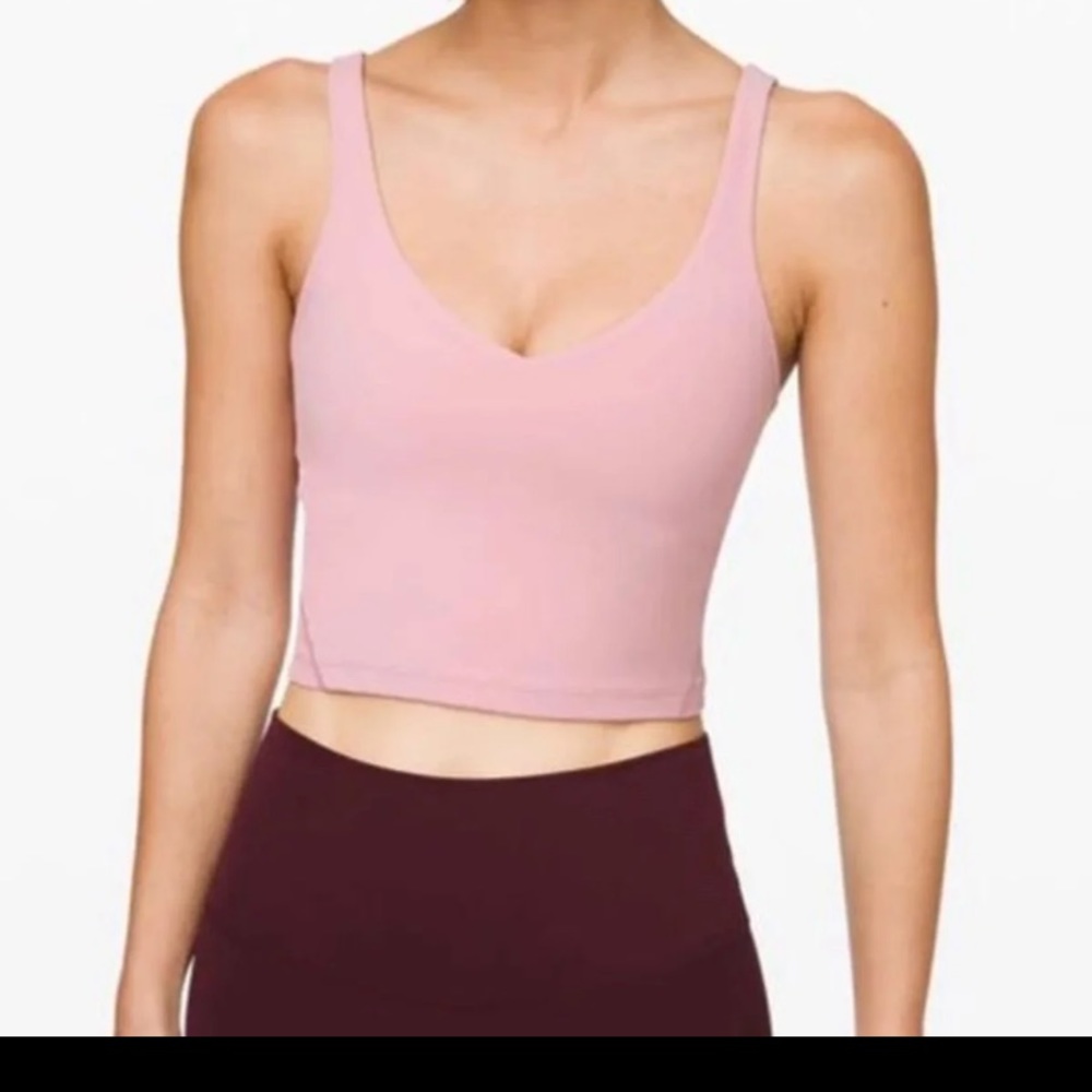 Lululemon align tank pink taupe 10